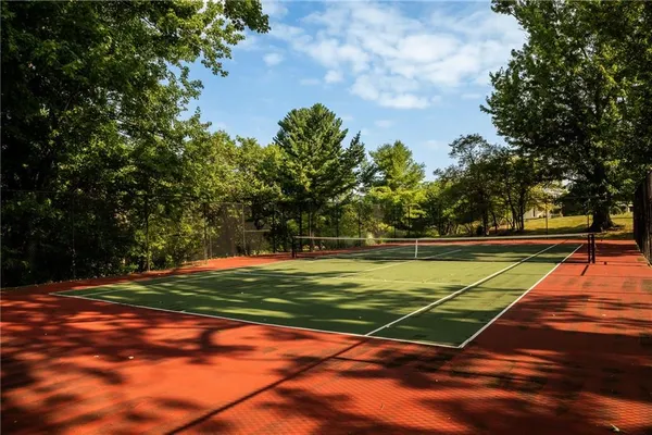 a view of a tennis court