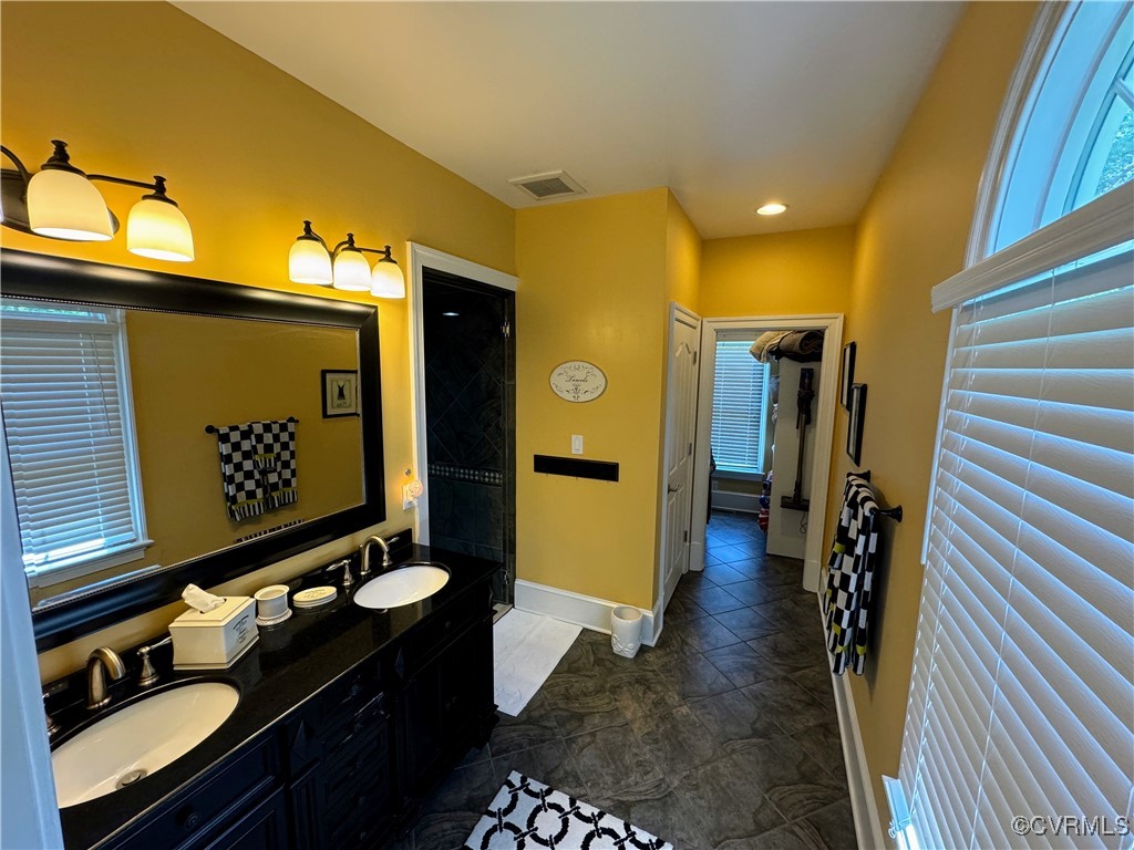 1388 South N End Road Deltaville, VA 23043 - Photo 20 of 50 Tile, granite, double sinks, walk in closet