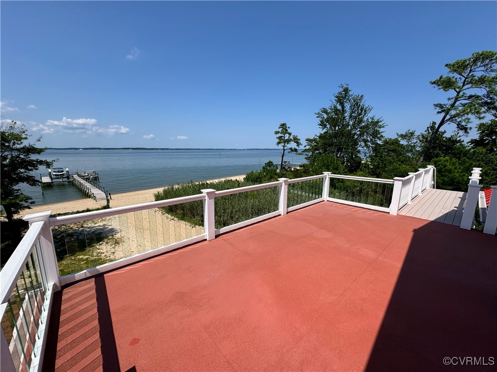 1388 South N End Road Deltaville, VA 23043 - Photo 27 of 50 Rear deck off the great room