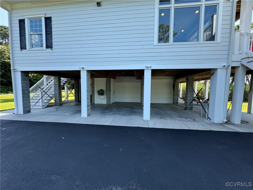 1388 South N End Road Deltaville, VA 23043 - Photo 34 of 50 Covered parking for 3 cars