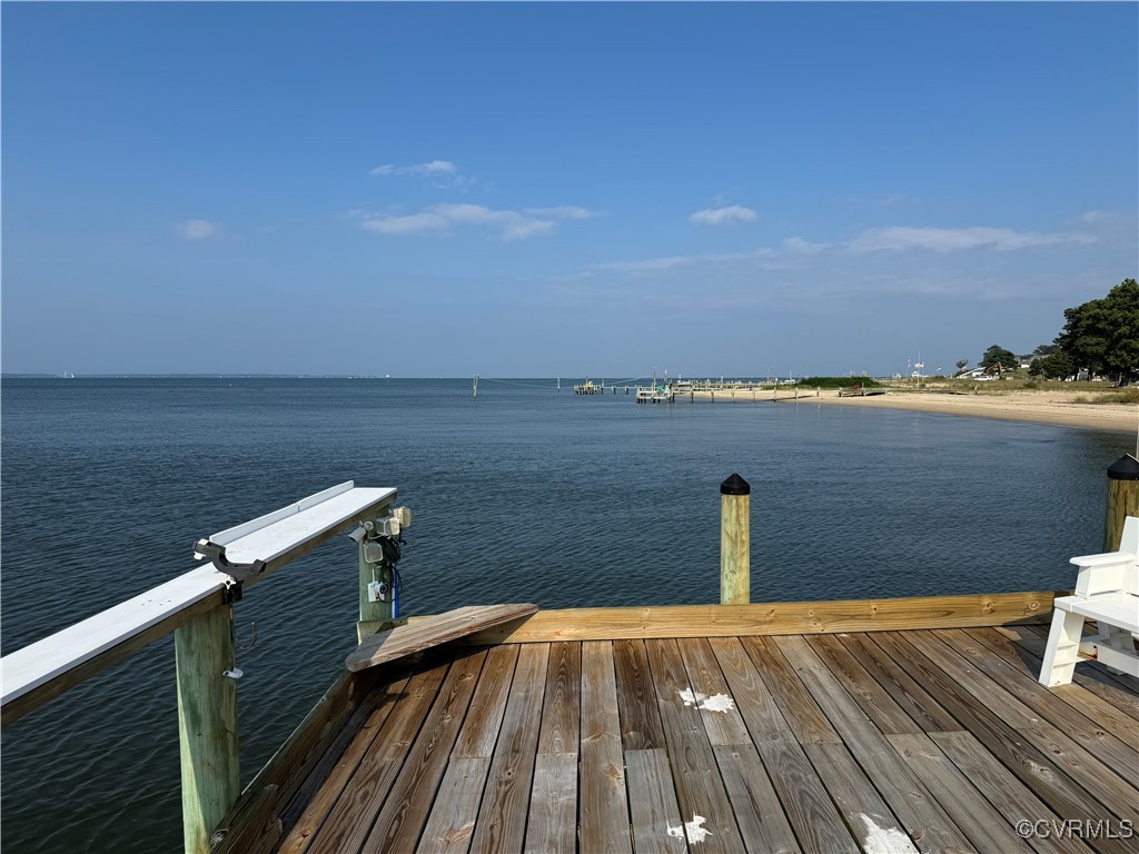 1388 South N End Road Deltaville, VA 23043 - Photo 45 of 50 The Chesapeake bay from the end of the pier