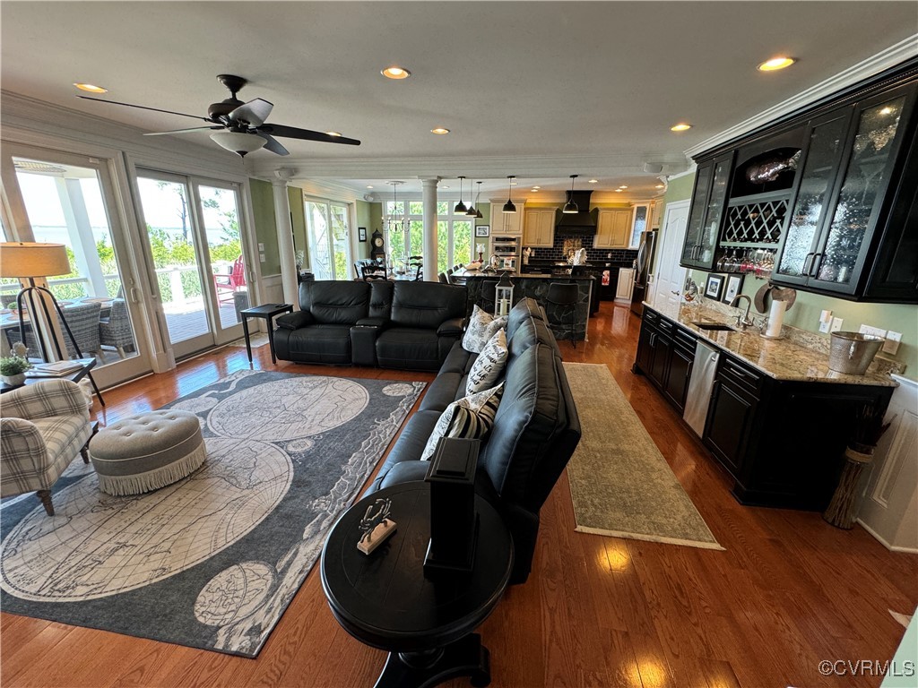 1388 South N End Road Deltaville, VA 23043 - Photo 50 of 50 With open floor plan to the kitchen and dining are