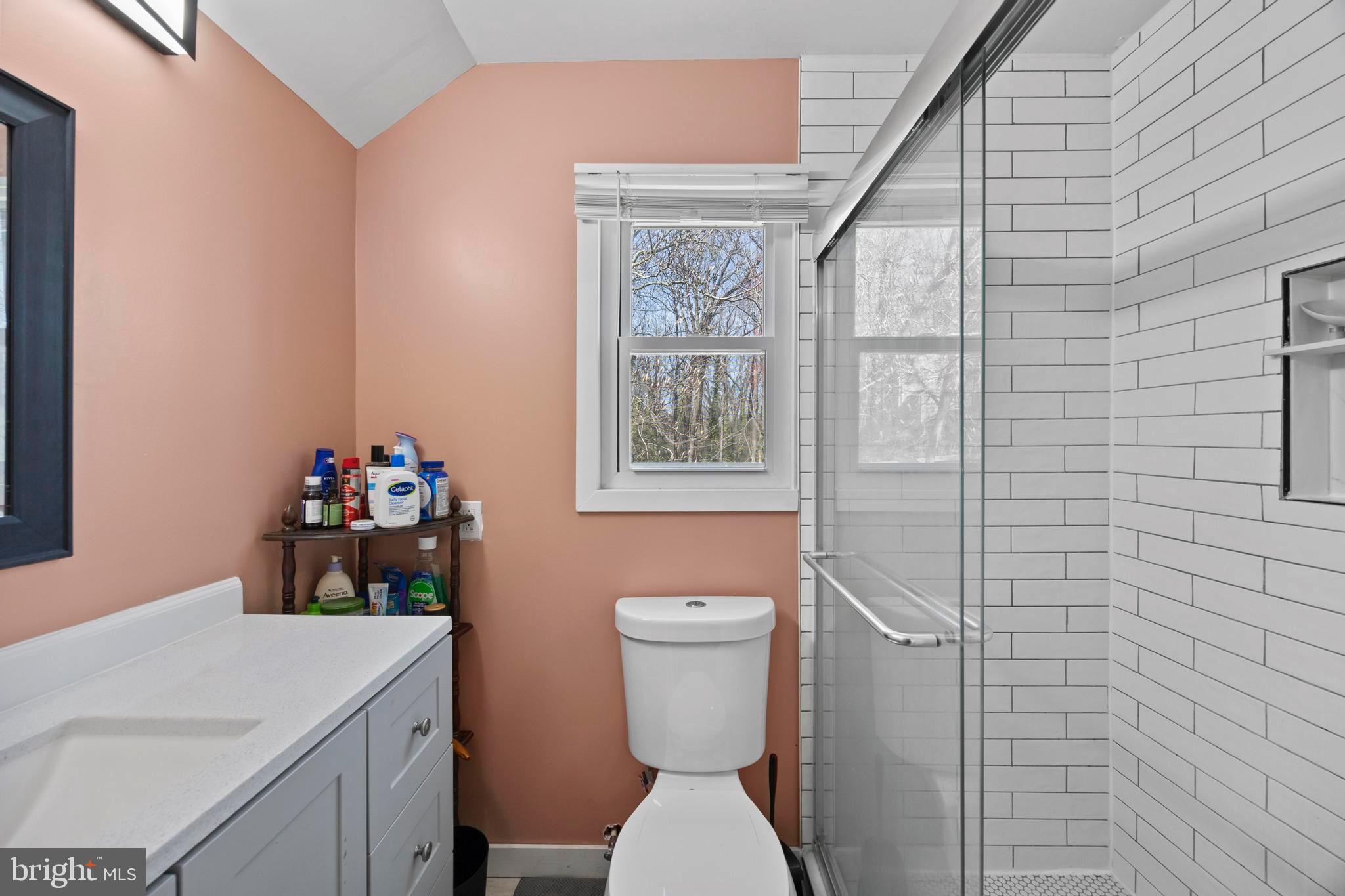 452 Kyle Road Crownsville, MD 21032 - Photo 31 of 46 a bathroom with a toilet a sink and a shower