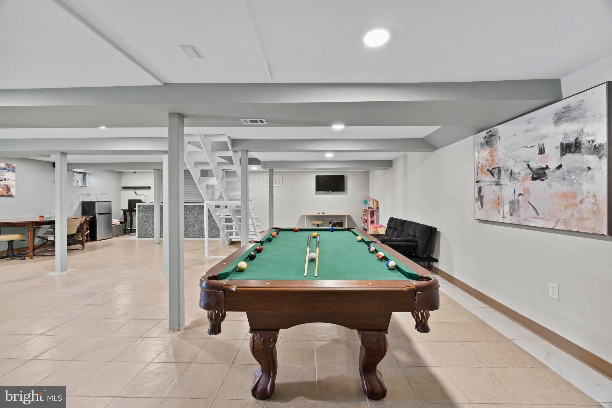 452 Kyle Road Crownsville, MD 21032 - Photo 36 of 46 a room with pool table and windows