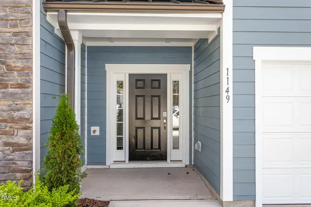 a view of a entryway door of the house