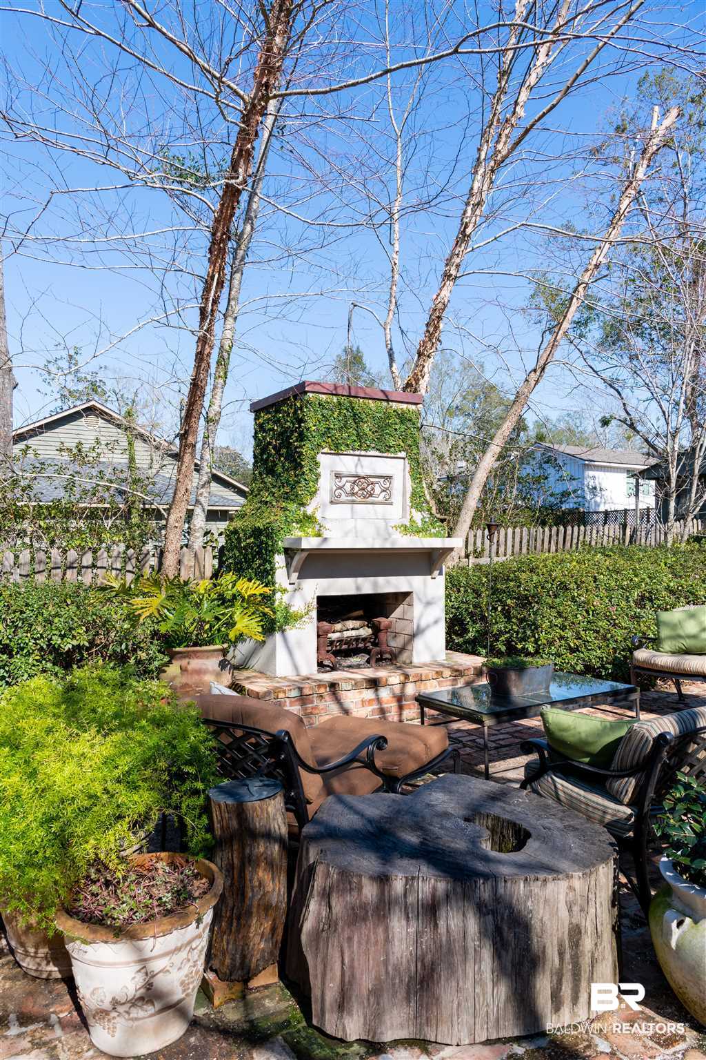 349 Liberty Street Fairhope, AL 36532 - Photo 39 of 44 Outdoor Fireplace