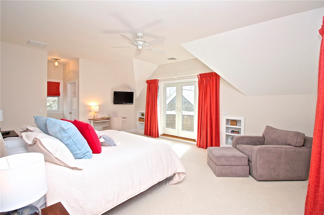 190 Coggeshall Avenue Newport, RI 02840 - Photo 32 of 50 Master Bedroom view to French doors & balcony