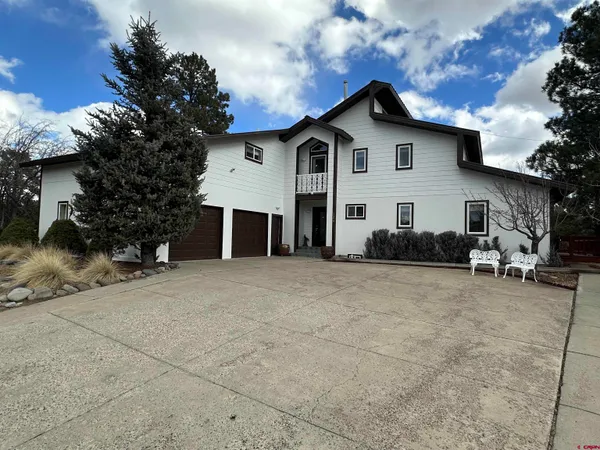 a view of a house with a patio