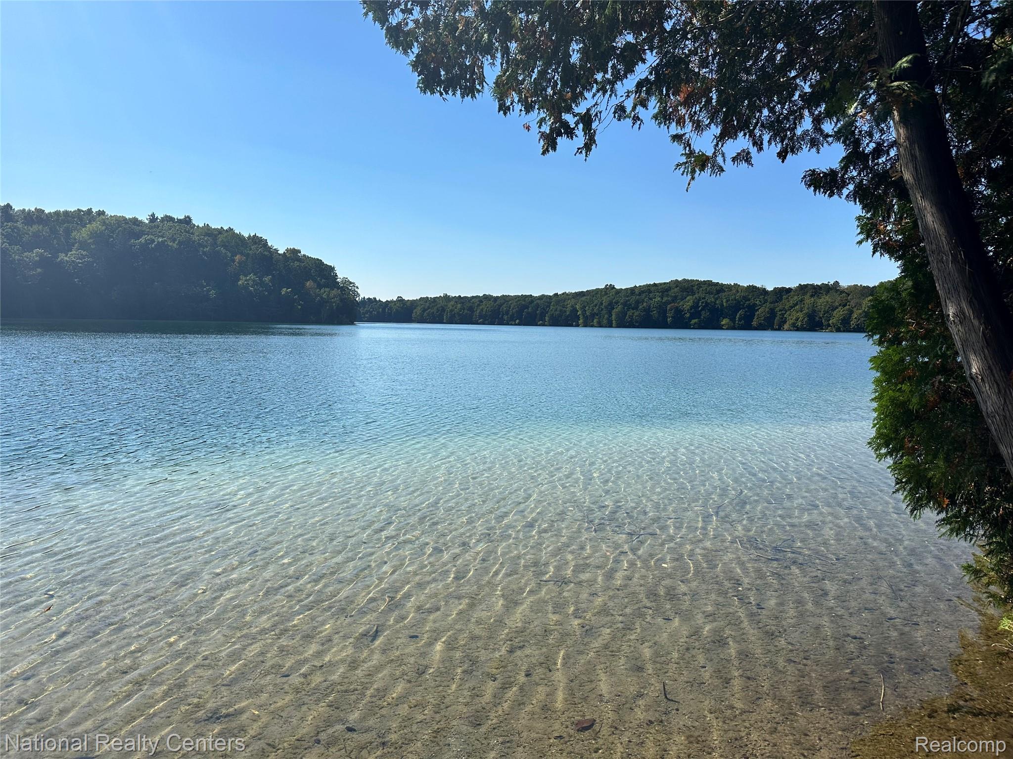 2322 Addaleen Road Highland, MI 48357 - Photo 54 of 54 Water view with a heavily wooded area