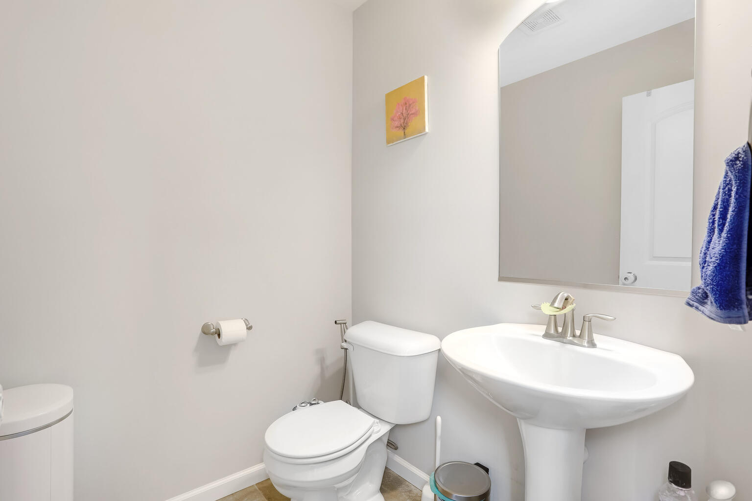 807 Cates Drive Mahomet, IL 61853 - Photo 14 of 33 a bathroom with a sink a toilet and a mirror