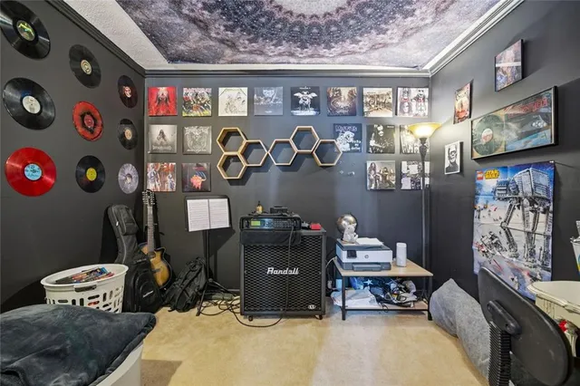 a room with storage and utility equipment