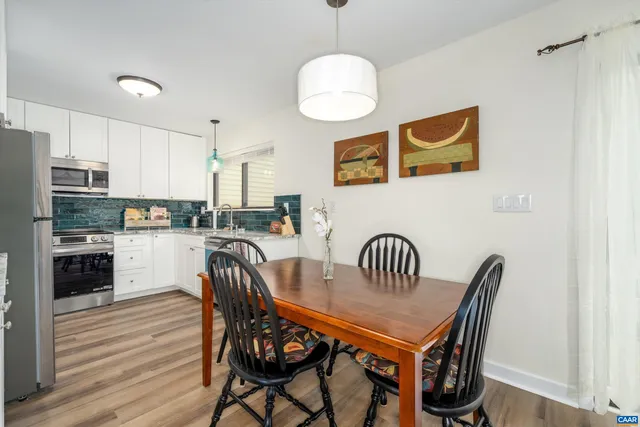 a room with a table and chair