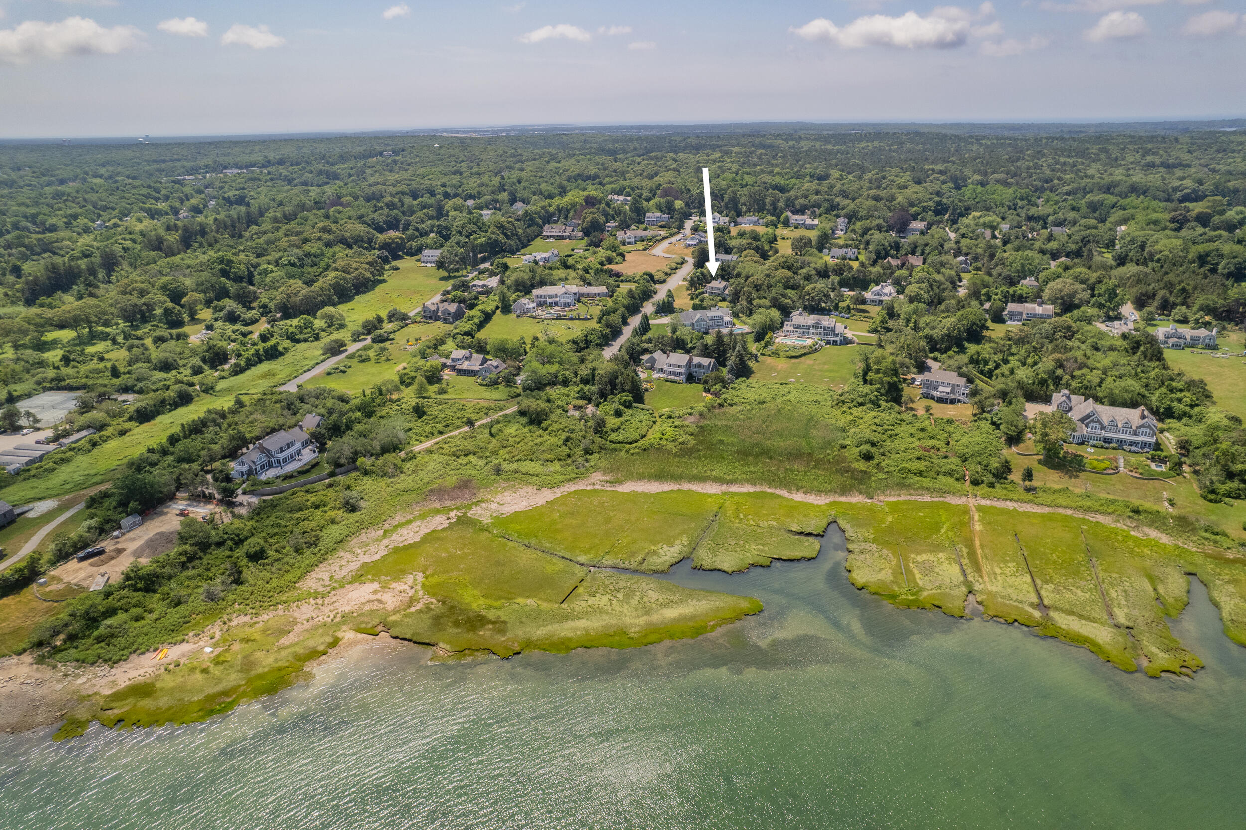 93 Harris Meadow Lane Barnstable, MA 02630 - Photo 44 of 64 an aerial view of residential houses with outdoor space