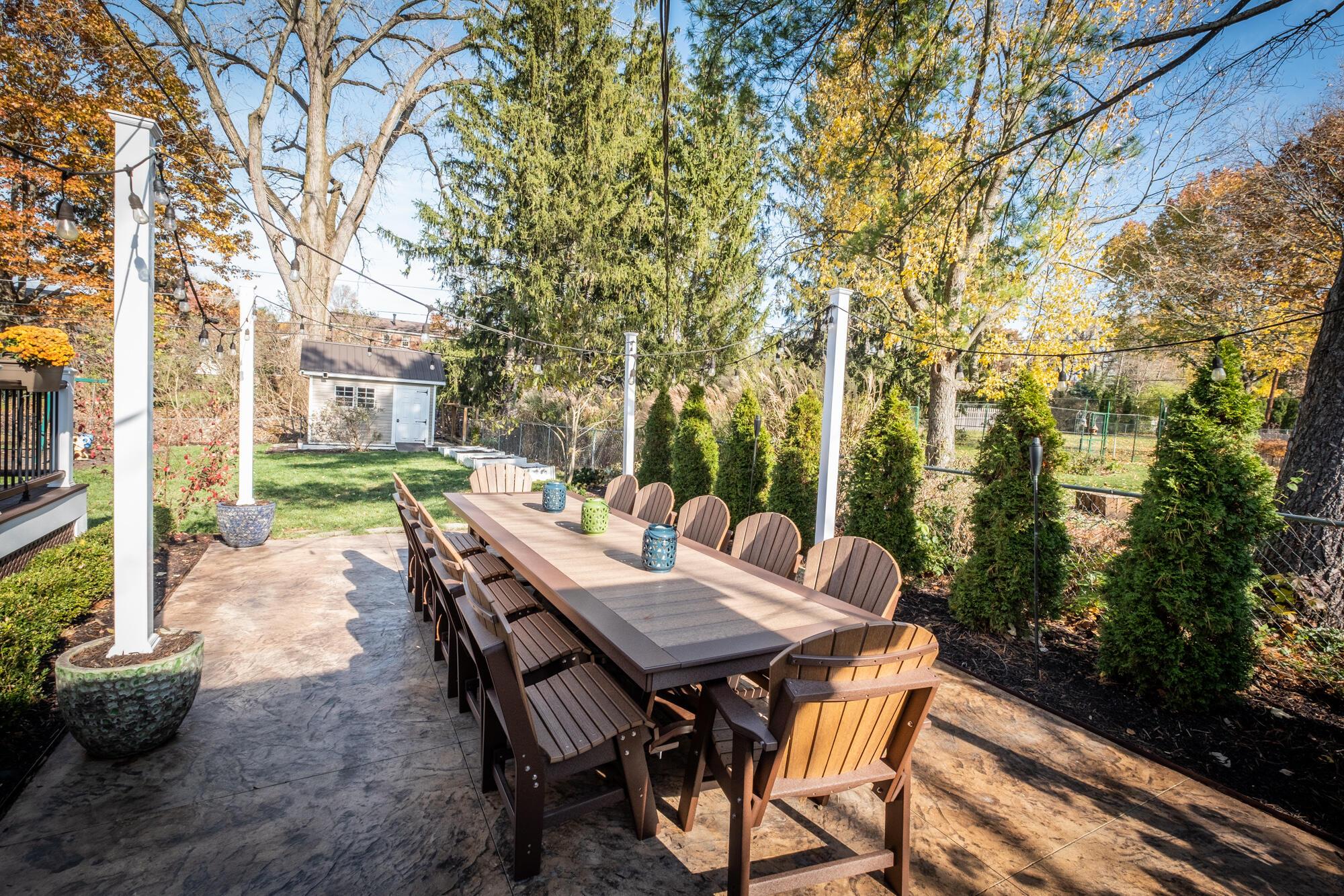 440 Riley Avenue Columbus, OH 43085 - Photo 51 of 56 Stamped concrete patio (2of2), no better place for a summer dinner party