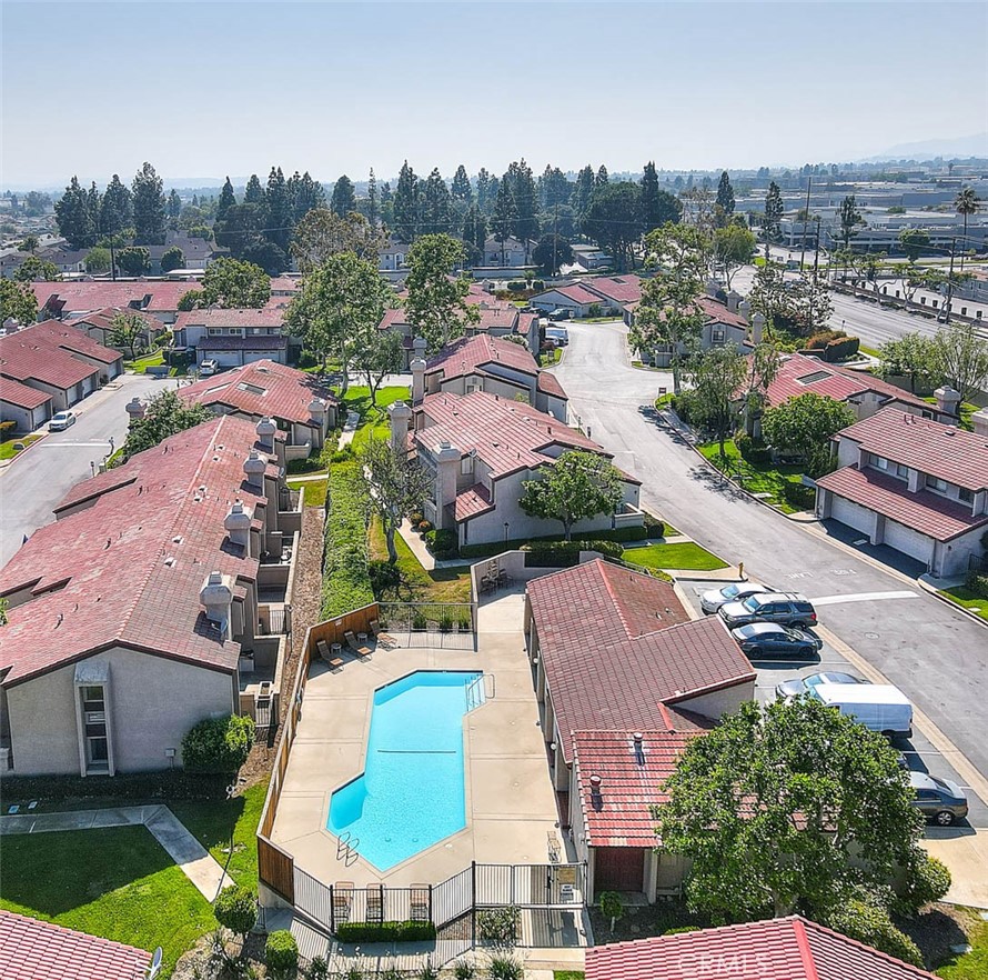 1540 Corte Hacienda Upland, CA 91786 - Photo 60 of 66 an aerial view of residential houses with outdoor space