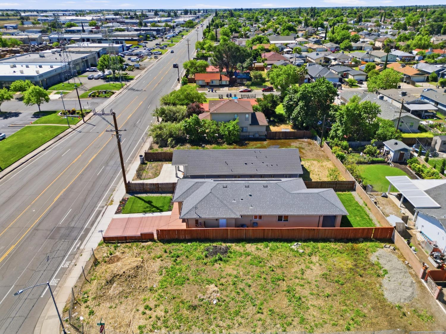 5680 Power Inn Road Sacramento, CA 95824 - Photo 39 of 48 an aerial view of a house with a garden