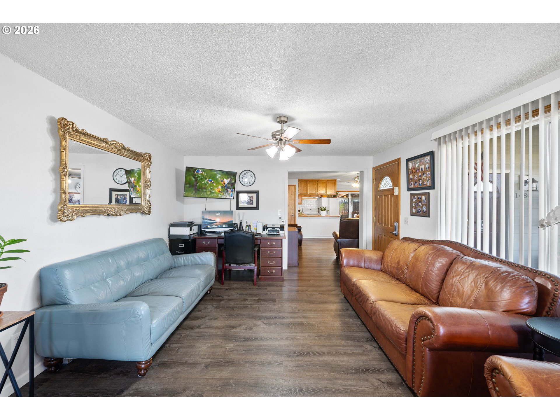 1480 Northeast Kane Drive Gresham, OR 97030 - Photo 5 of 46 a living room with furniture and a large window