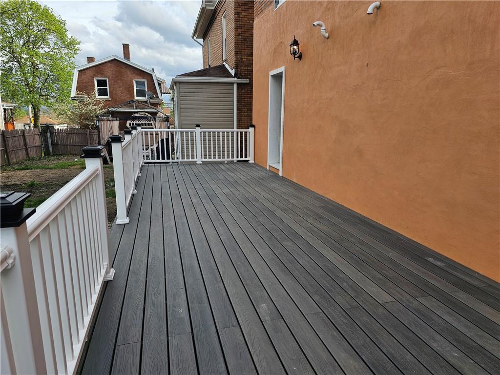 515 Connecticut Avenue Rochester, PA 15074 - Photo 2 of 20 a view of a wooden deck