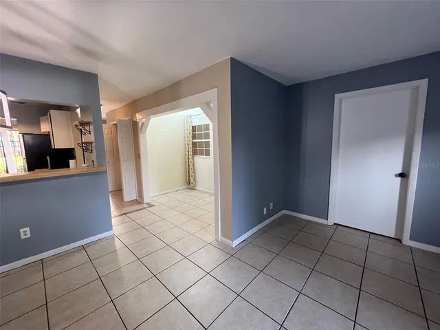 a view of a kitchen cabinets