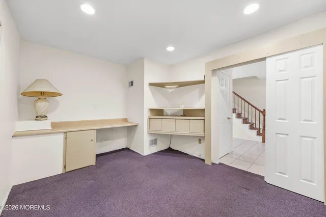 a view of cabinets and entryway