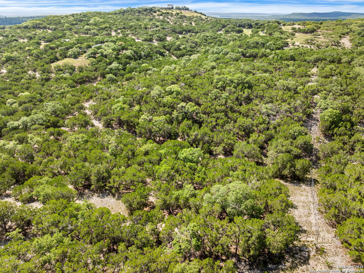 4366 Whartons Dock Road Bandera, TX 78003 - Photo 43 of 80 a view of a big yard with lots of bushes