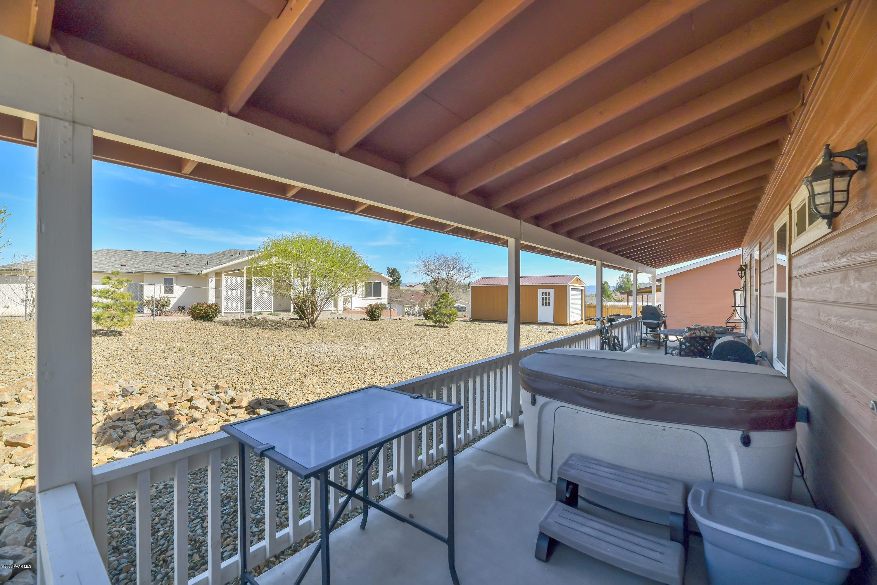 17472 East Jackrabbit Road Mayer, AZ 86333 - Photo 10 of 26 Back Patio Spa