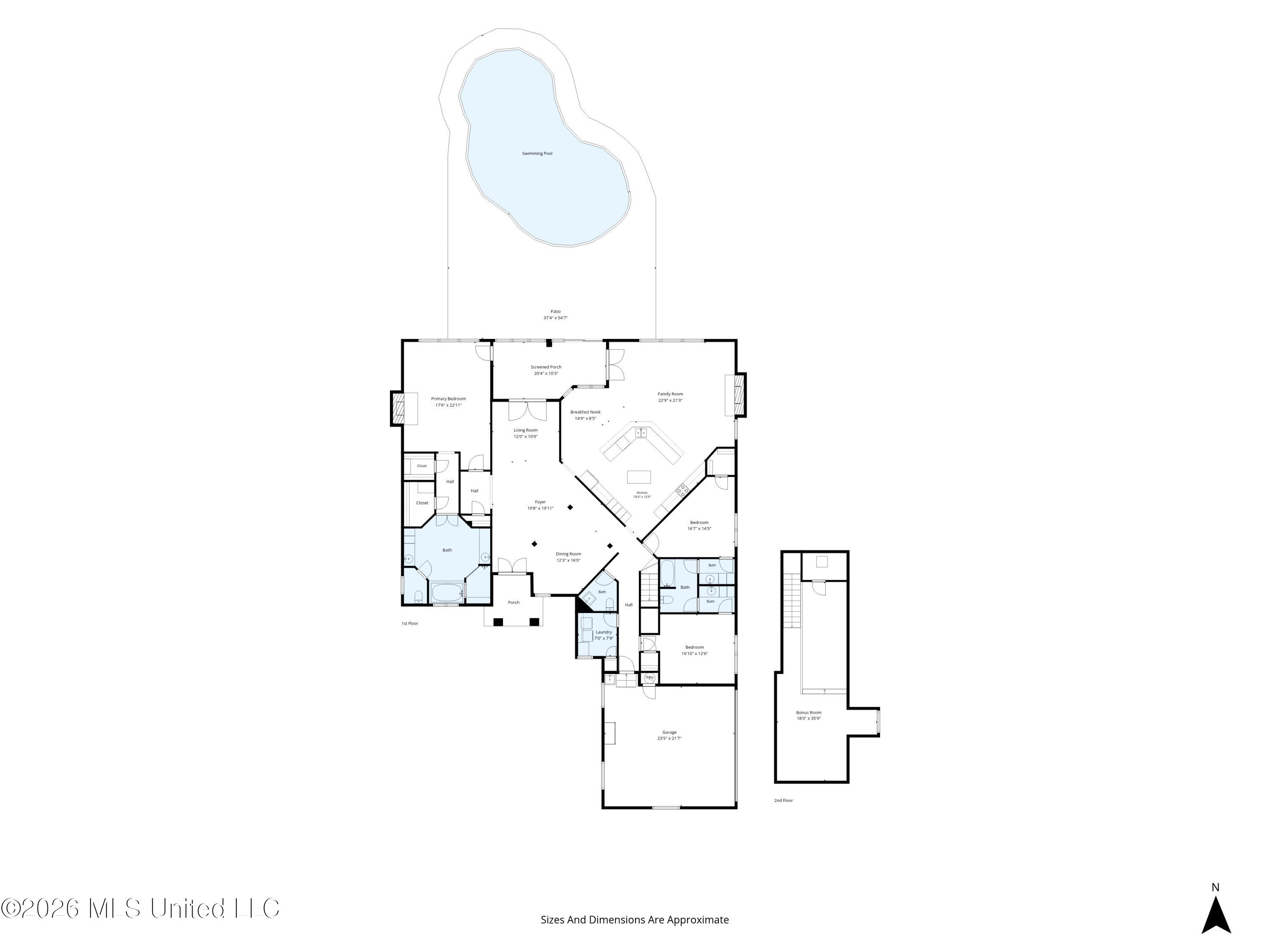 10440 Johnson Road South Mobile, AL 36695 - Photo 65 of 65 Floor Plan - 10440 Johnson Rd S - All Fl