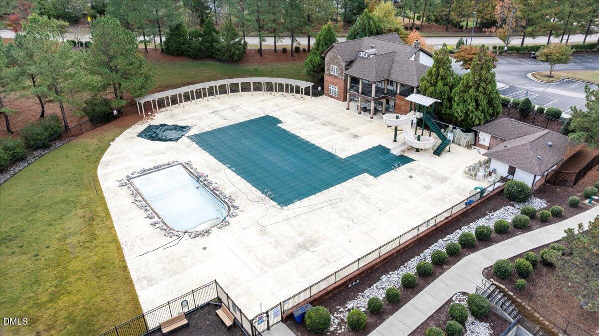 411 Amiable Loop Cary, NC 27519 - Photo 36 of 40 an aerial view of a house