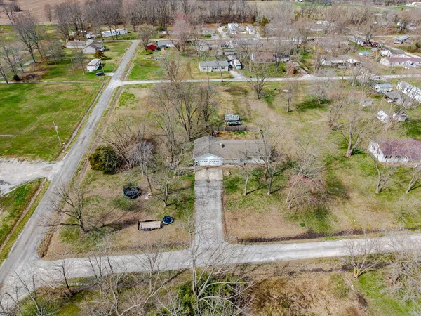 a view of a lake with a mountain
