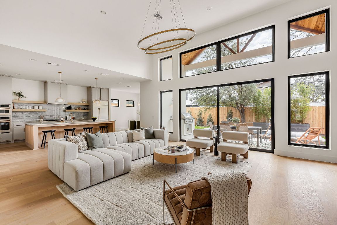 2607 Richcreek Road Austin, TX 78757 - Photo 6 of 40 a living room with furniture and a large window