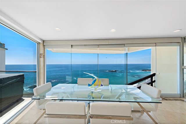 a view of a city with ocean