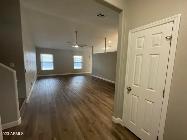 wooden floor in a gallery