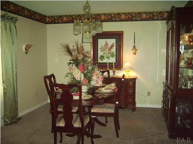6164 Allentown Road Milton, FL 32570 - Photo 9 of 23 Living Room with Beautiful Fireplace