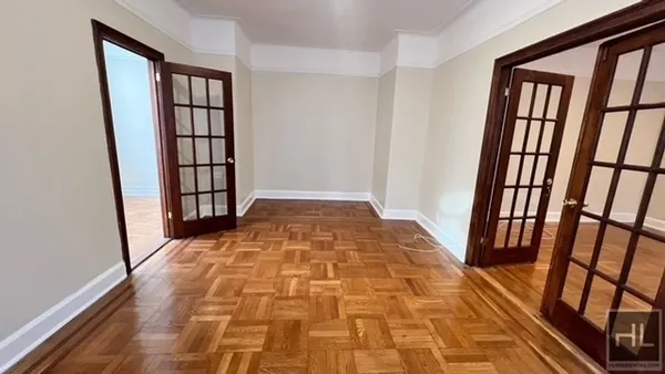 a view of wooden floor in a room