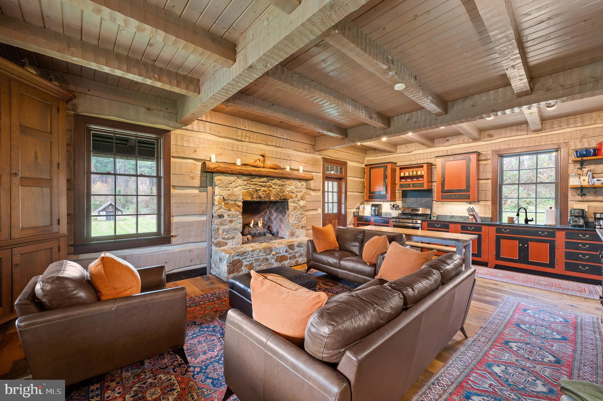 150 Springdell Road Coatesville, PA 19320 - Photo 17 of 53 Family Room with Stone Fireplace