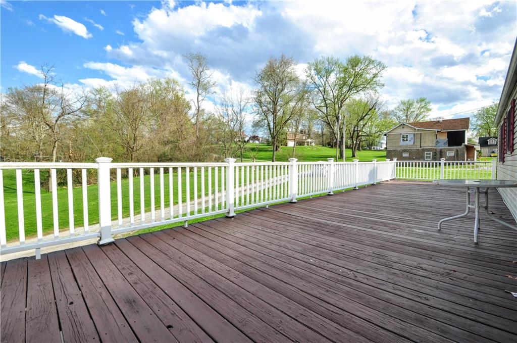 215 Bull Run Road Brownsville, PA 15417 - Photo 11 of 31 a view of a deck with a yard