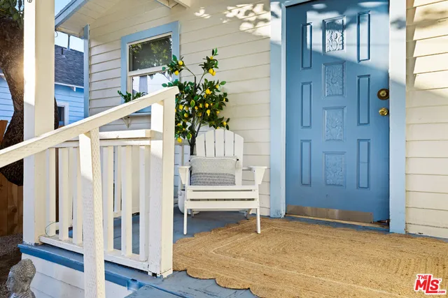 a view of outdoor space and deck