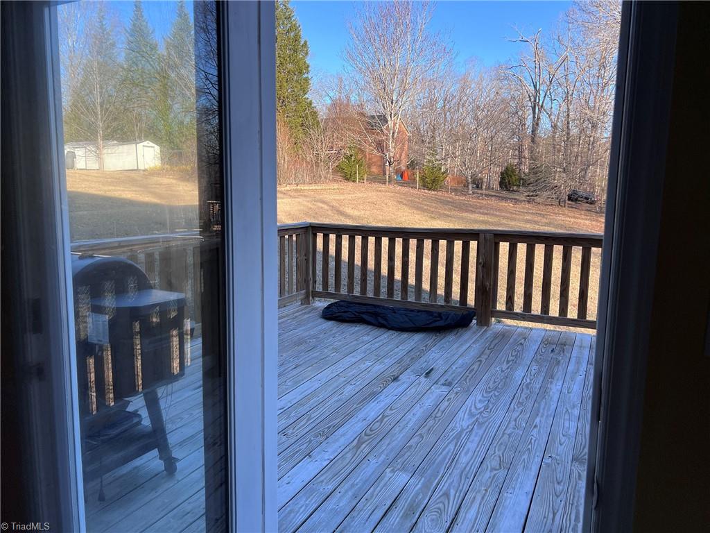 326 Springdale Road Walnut Cove, NC 27052 - Photo 17 of 33 Back Deck off Kitchen
