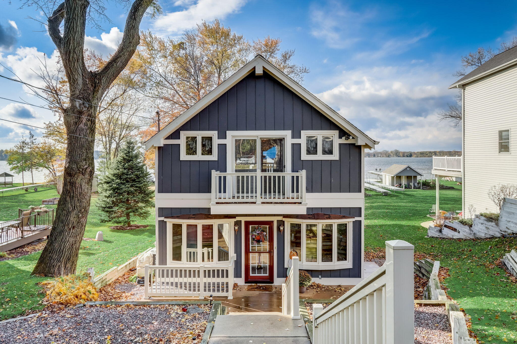 Road side view of home
