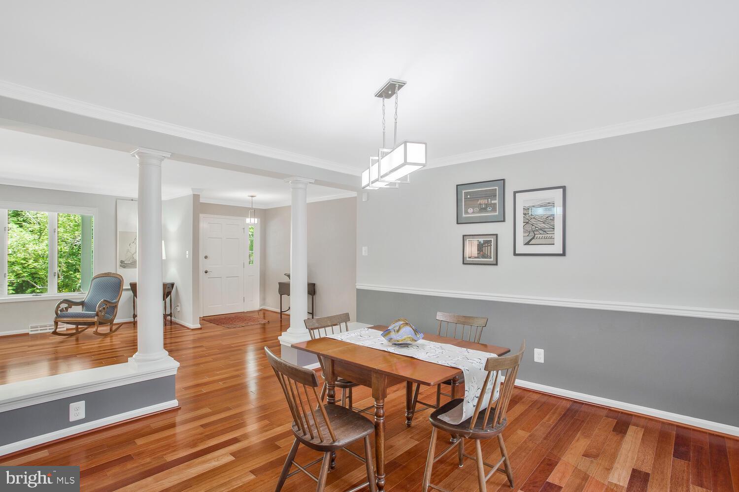 3 Armory Road Prince Frederick, MD 20678 - Photo 12 of 63 Columns flank DR, LR and Foyer areas