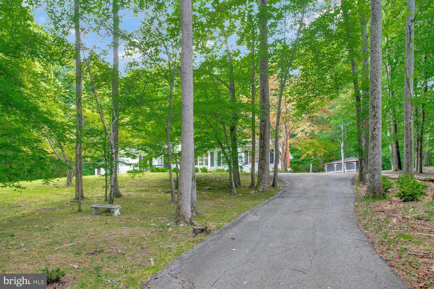 3 Armory Road Prince Frederick, MD 20678 - Photo 4 of 63 Circular DW takes you up through the trees.