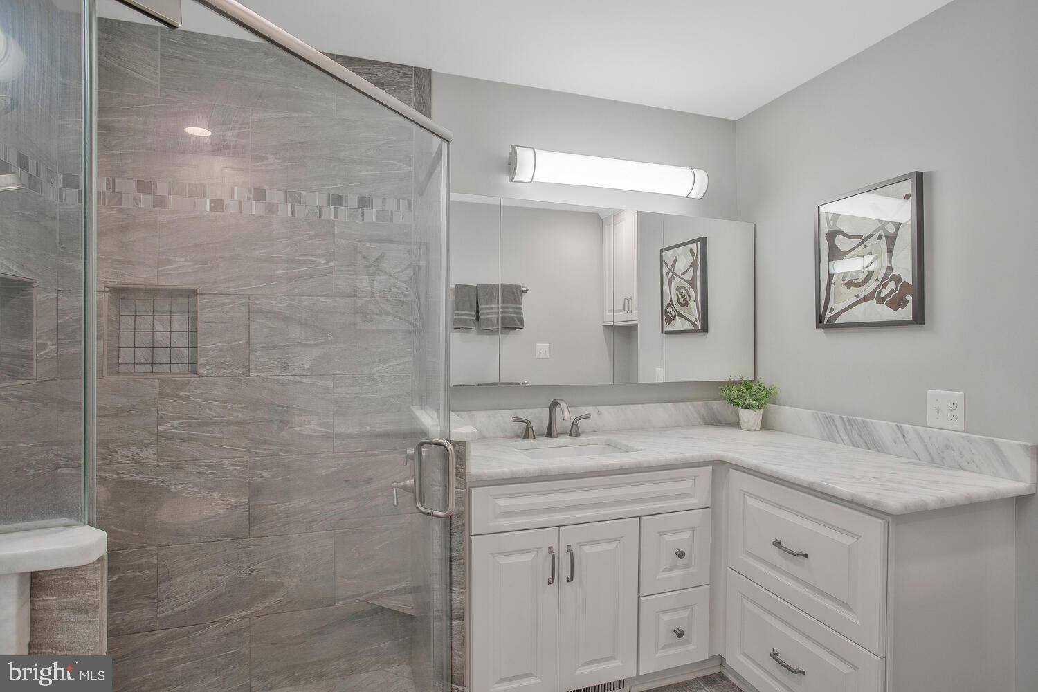 3 Armory Road Prince Frederick, MD 20678 - Photo 40 of 63 Separate vanities with hidden wiring for hairdryer