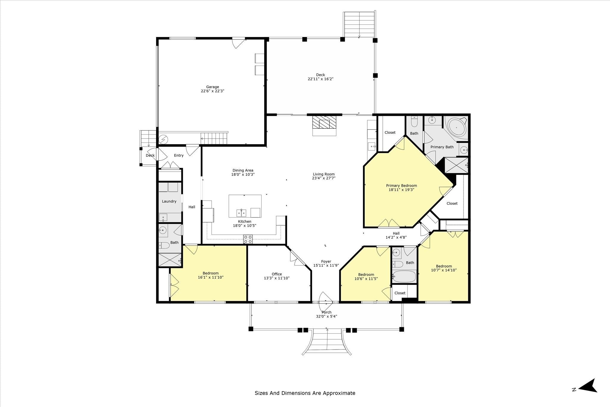 6175 South Grand Bay Wilmer Road Grand Bay, AL 36541 - Photo 42 of 42 View of home floor plan