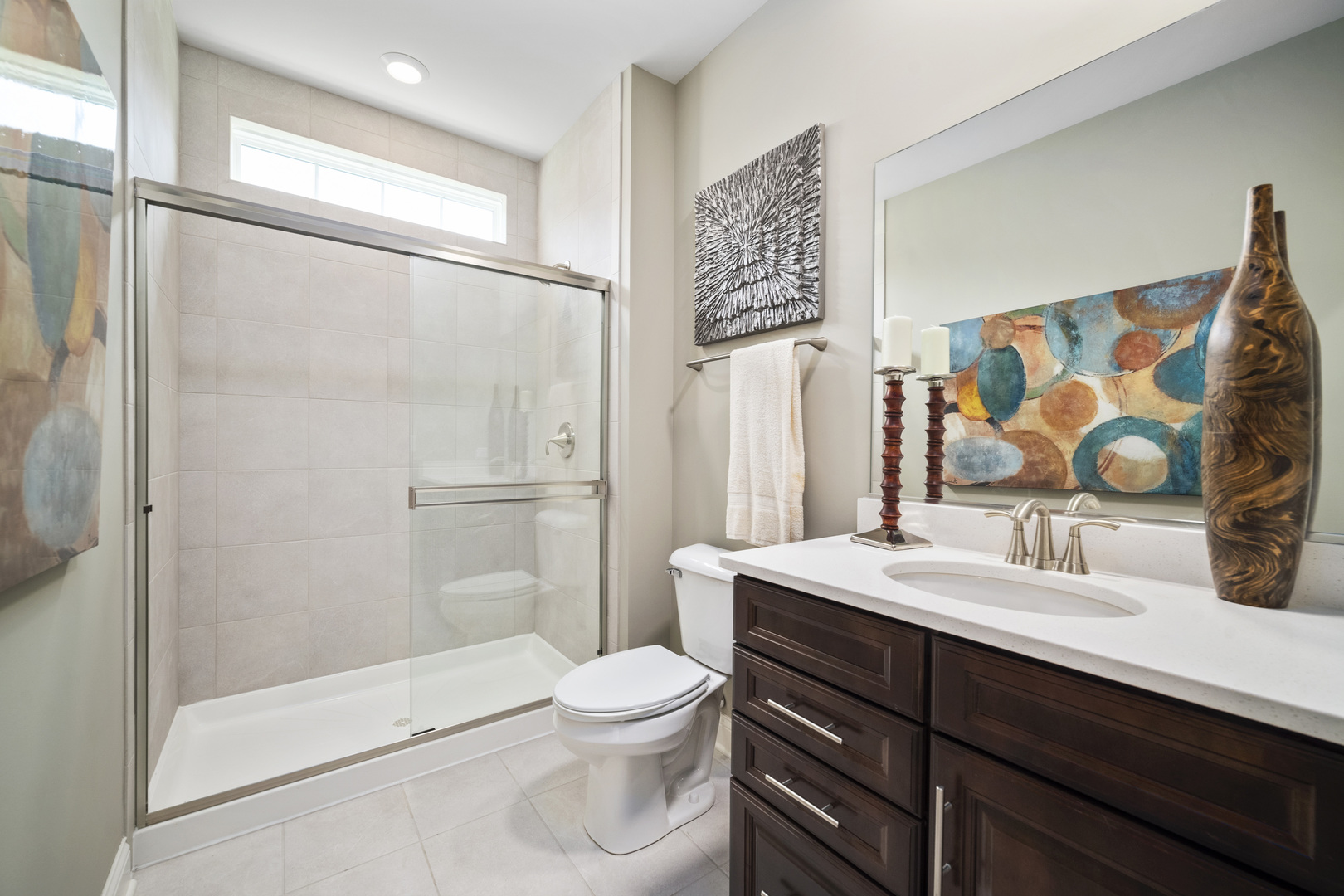 3648 Edelweiss Road Elgin, IL 60124 - Photo 8 of 32 a bathroom with a sink toilet and shower