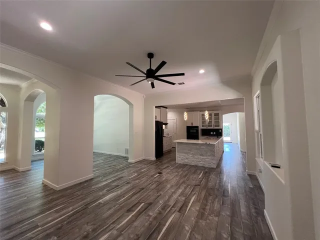 a view of a living room