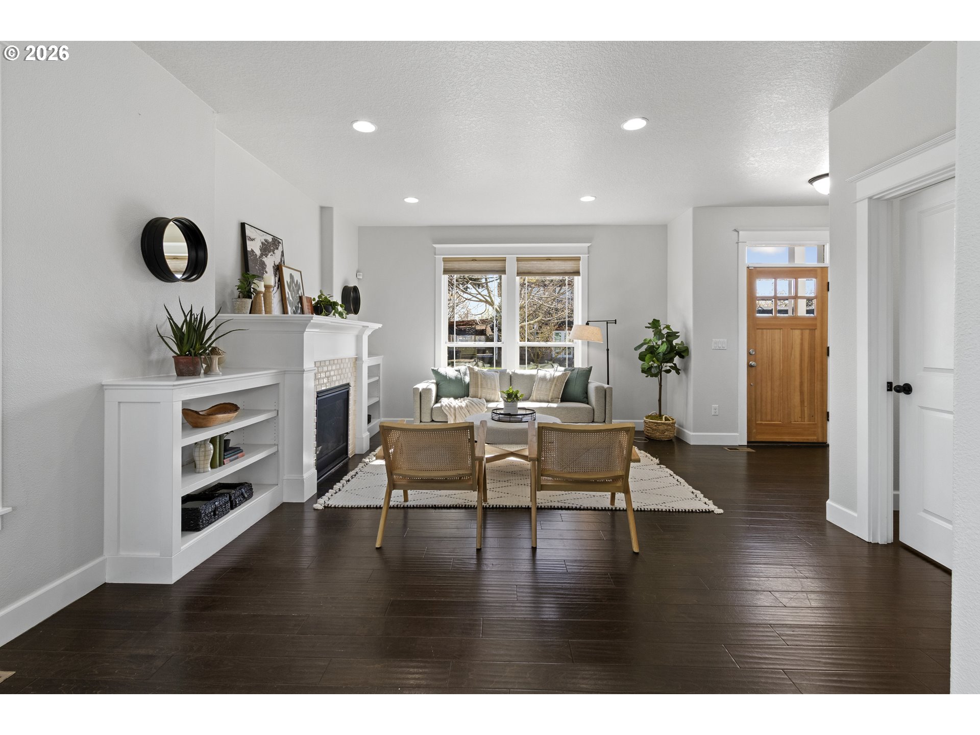 7473 Northeast Fremont Street Portland, OR 97213 - Photo 6 of 41 a living room with furniture wooden floor and a window