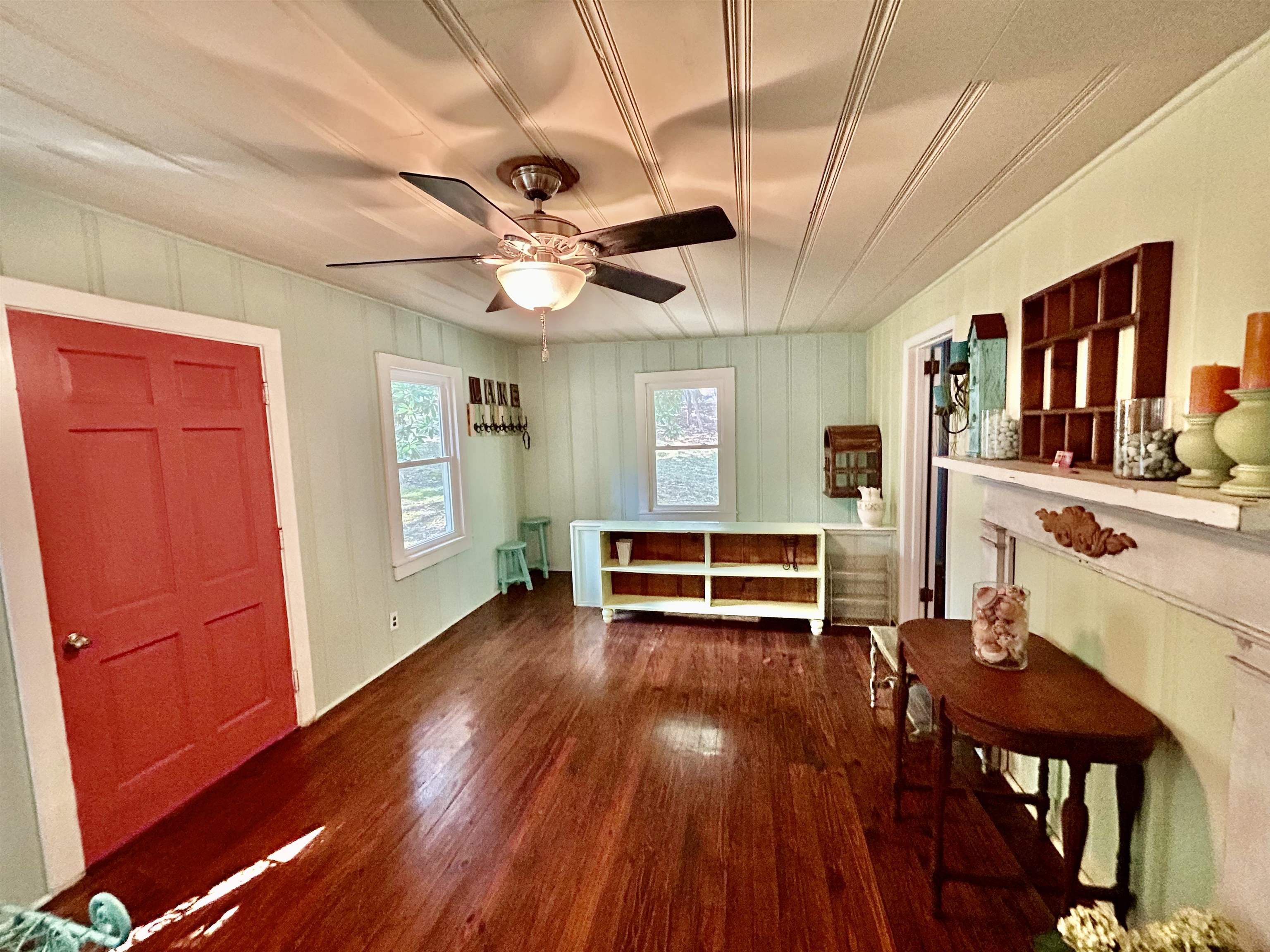460 Port Lane Counce, TN 38326 - Photo 13 of 23 Foyer featuring dark wood finished floors and a ceiling fan