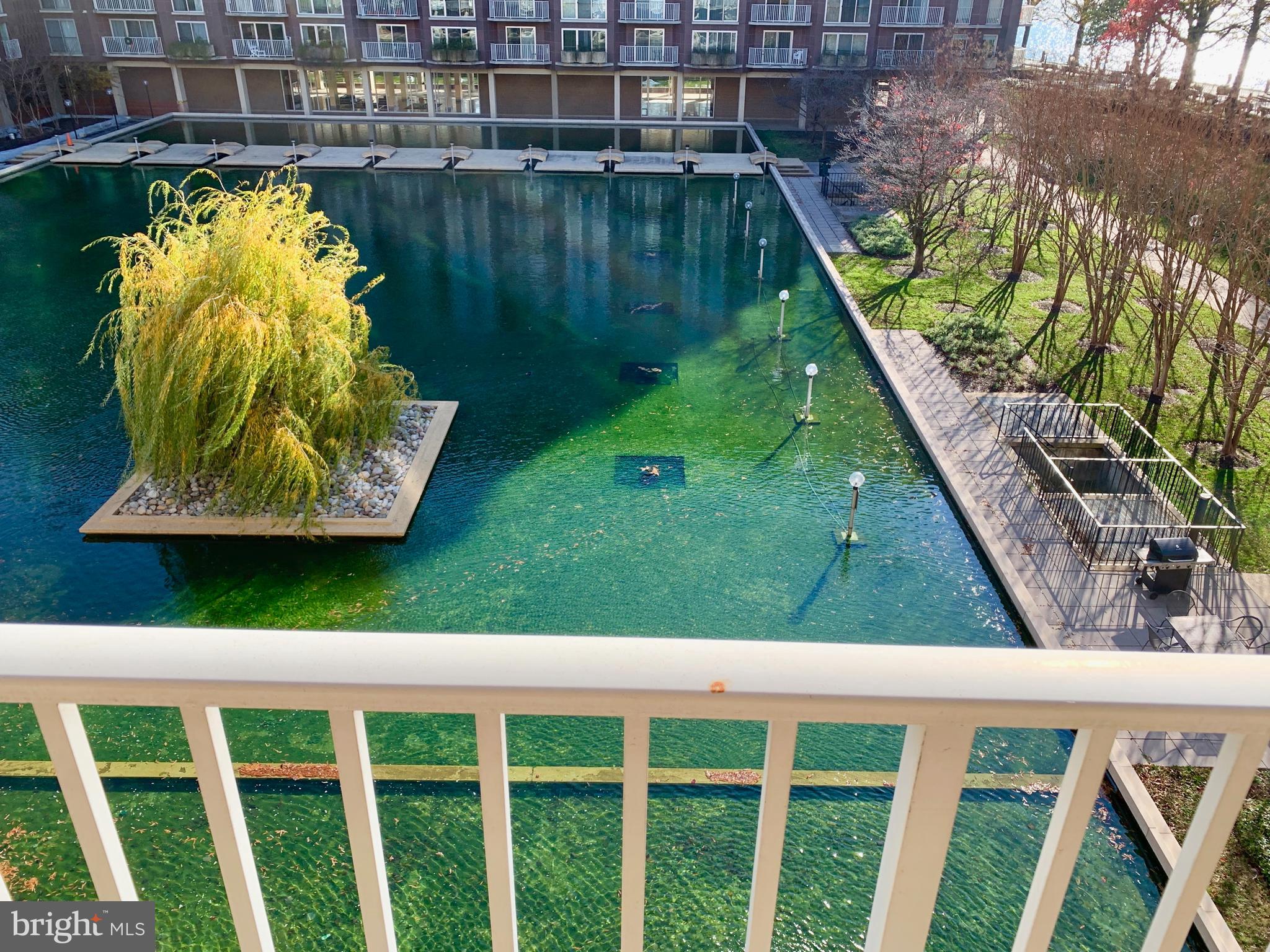 560 N Street Southwest, Unit N304 Washington, DC 20024 - Photo 7 of 22 a view of swimming pool from a balcony