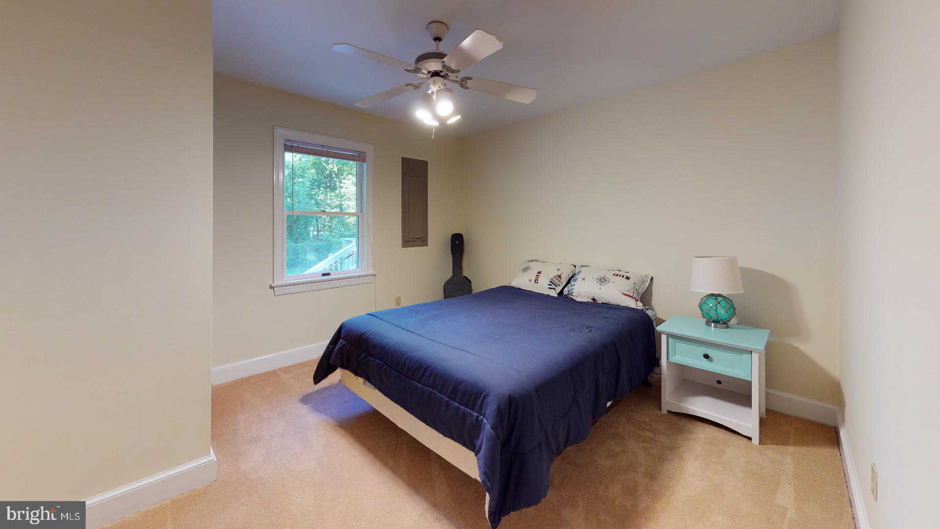 1055 Redeye Road Lusby, MD 20657 - Photo 18 of 38 Bedroom 3 with Ceiling Fan