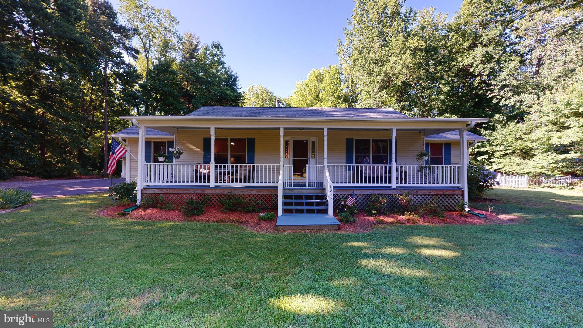 1055 Redeye Road Lusby, MD 20657 - Photo 25 of 38 Welcoming Country Styled Front Porch